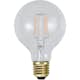 LED-lampa Star Trading Filament E27 G80 Soft Glow Dimbar 1,6W