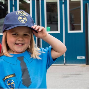 Poliskeps ABA Skol Utklädning