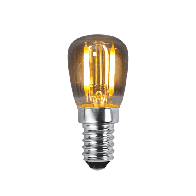 LED-Päronlampa Star Trading E14 Rökfärgad 30 Lumen
