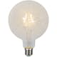 LED-lampa Star Trading Filament E27 G125 Decoled Dimbar 1W