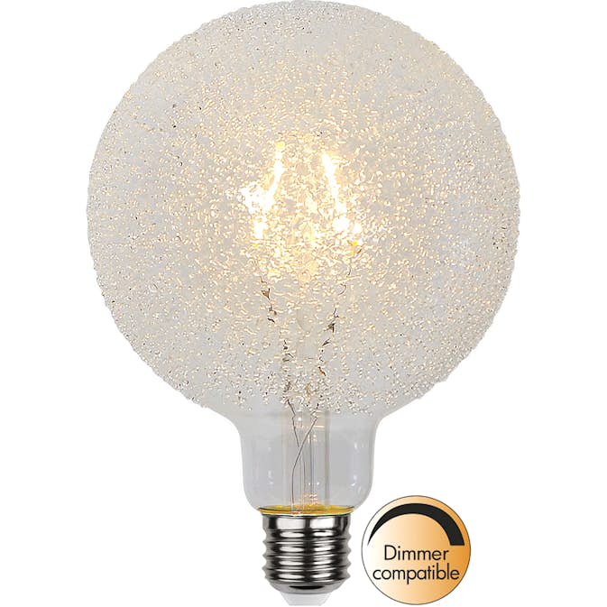 LED-lampa Star Trading Filament E27 G125 Decoled Dimbar 1W