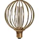 LED-lampa Star Trading E27 G125 Globe Gold