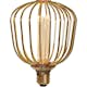 LED-lampa Star Trading E27 G125 Basket Gold