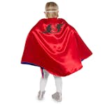 Mantel ABA Skol Dubbelsidig Röd Röd Blå Utklädning