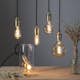 LED-lampa Star Trading E27 G95 Decoled Spiral Amber Dimbar 3,2W