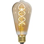 LED-lampa Star Trading E27 ST64 Decoled Spiral Amber Dimbar 3,2W
