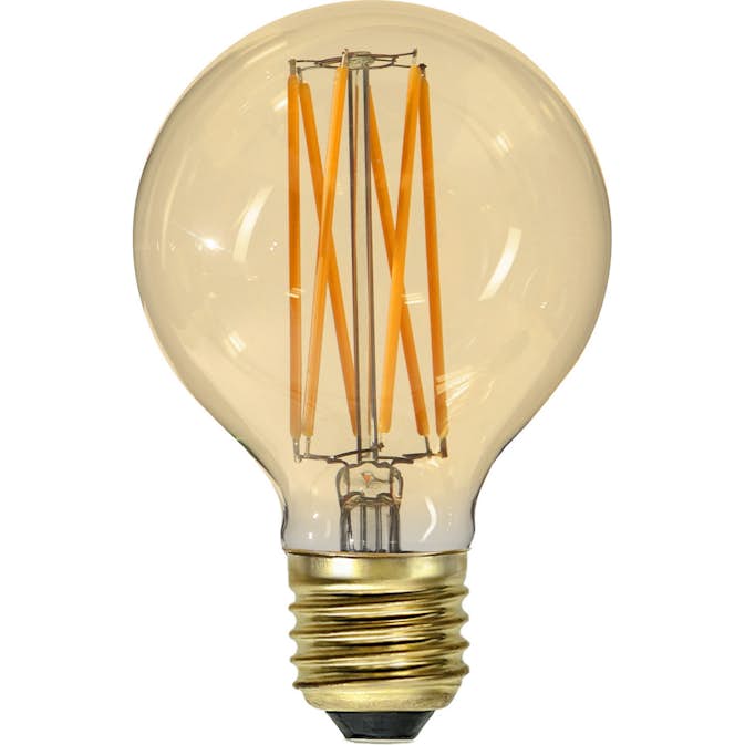 LED-lampa Star Trading E27 G80 Vintage Gold Dimbar