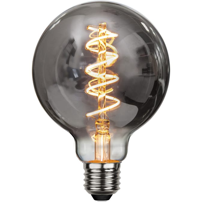 LED-lampa Star Trading E27 G95 Decoled Spiral Smoke Dimbar
