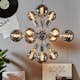 LED-lampa Star Trading E27 G125 Decoled Spiral Smoke Dimbar 2W