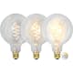 LED-lampa Star Trading E27 G125 Decoled Spiral Klar 3-step Memory Dimbar 4W