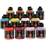 Akrylfärg Creativ Company Pigment Art School Kompletterande Färger 12st 500 ml/1 Förp