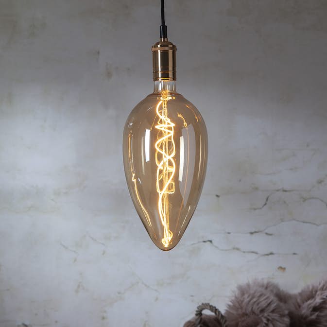 LED-lampa Star Trading Filament E27 G200 Industrial Vintage Dimbar 5W