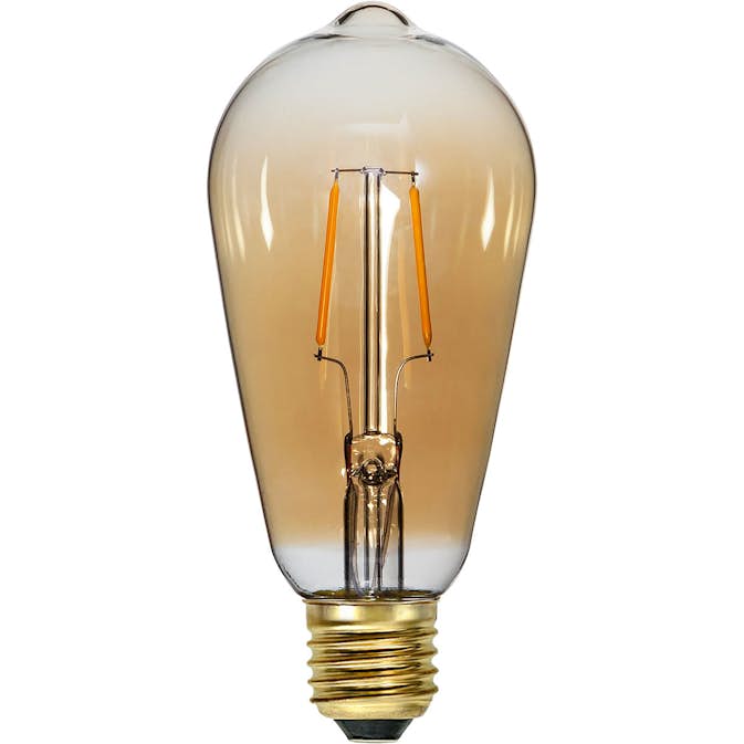 LED-lampa Star Trading Reservlampa E27 ST64 80lm Amber