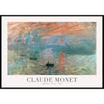 Poster Gallerix Impression Sunrise 1872 By Claude Monet