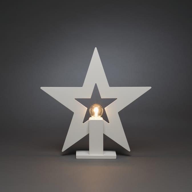 Adventsstjärna Gnosjö Konstsmide Stående Trä E14