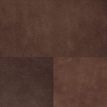 Tapet Origin XXL Kakelmotiv med Läder Look Brun