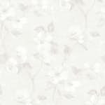 Tapet Boråstapeter Helens Flower 3583 Non Woven, Mönstrad Grå