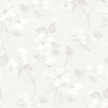 Tapet Boråstapeter Helens Flower 3583 Non Woven, Mönstrad Grå