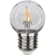LED-lampa Star Trading Filament E27 G45 Outdoor Lighting PC Cover 1,4W