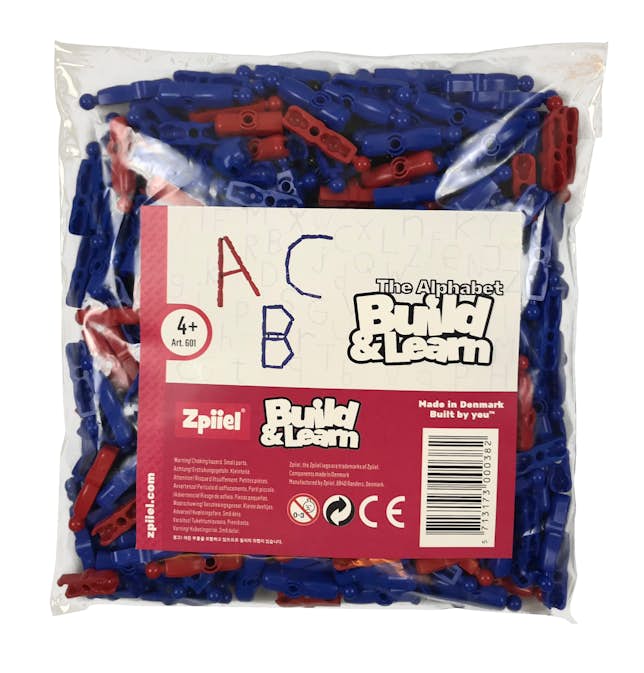 Byggsats ABA Skol Zpiiel Build & Learn Alfabetet 400 delar