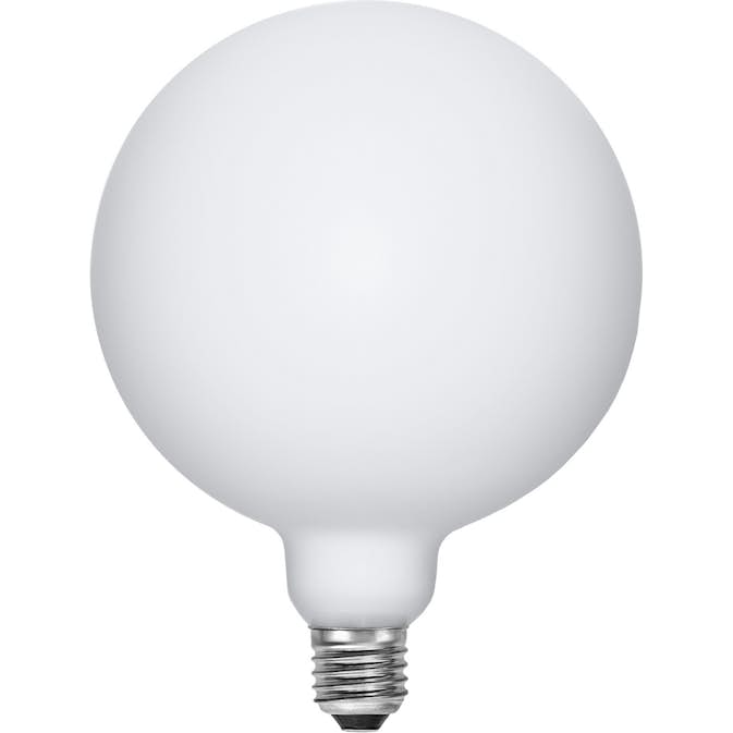 LED-lampa Star Trading E27 G150 Opal Double Coating Dimbar Slät