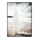 Poster Gallerix Standing Surfboard