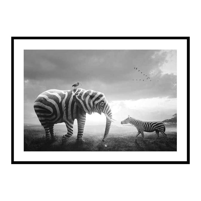 Poster Gallerix Zebraphant