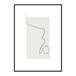 Poster Gallerix Shapes Line Art No2