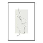 Poster Gallerix Shapes Line Art No3