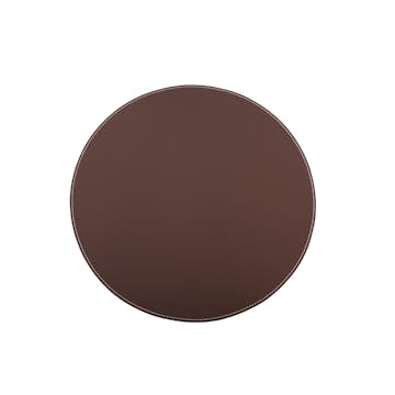 Bordstablett Ørskov Läder Rund Brun