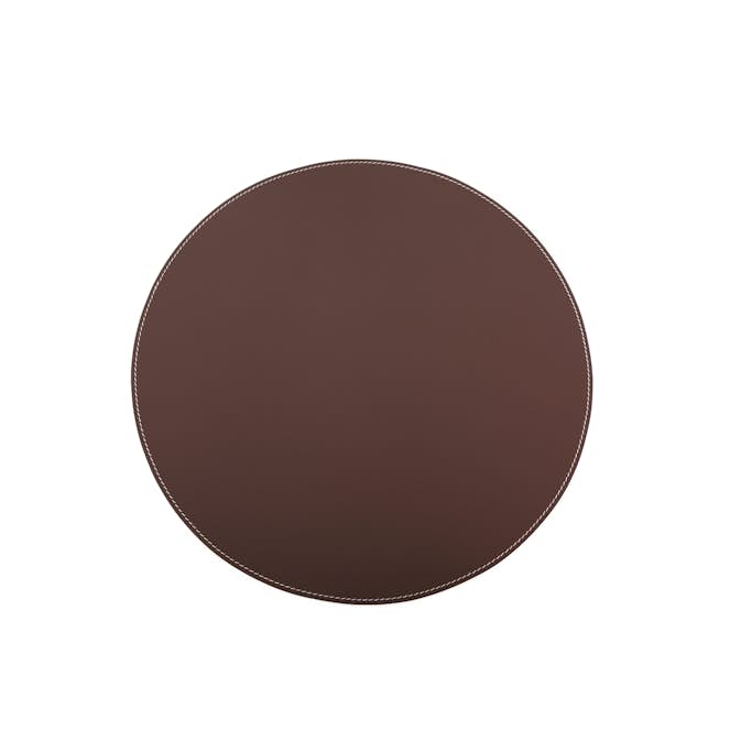 Bordstablett Ørskov Läder Rund Brun