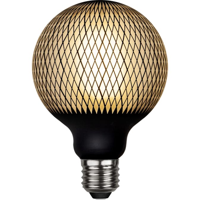 LED-lampa Star Trading Graphic Diamond E27 G95