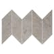 Klinker Bricmate J Chevron Norrvange Grey Left/Right 10x25 cm