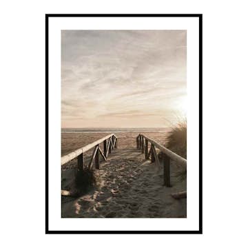 Poster Gallerix Path On Sand