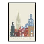 Poster Gallerix Stockholm Landmarks