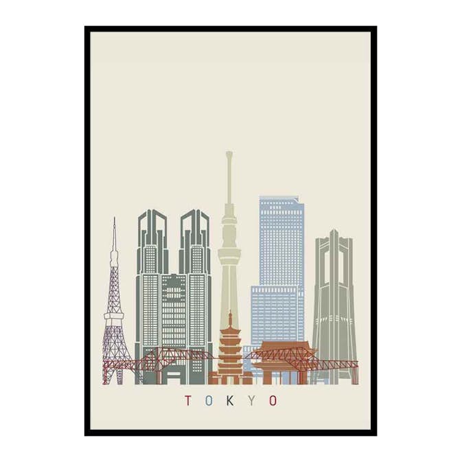 Poster Gallerix Tokyo Landmarks