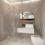 Duschhörn Hietakari Forma 369 Fast Vägg och Vikbar Dörr