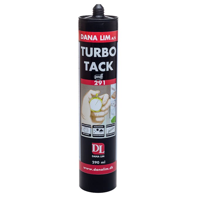 Montagelim & Sättlim Danalim Turbo Tack 291 Vit För Inne/Ute