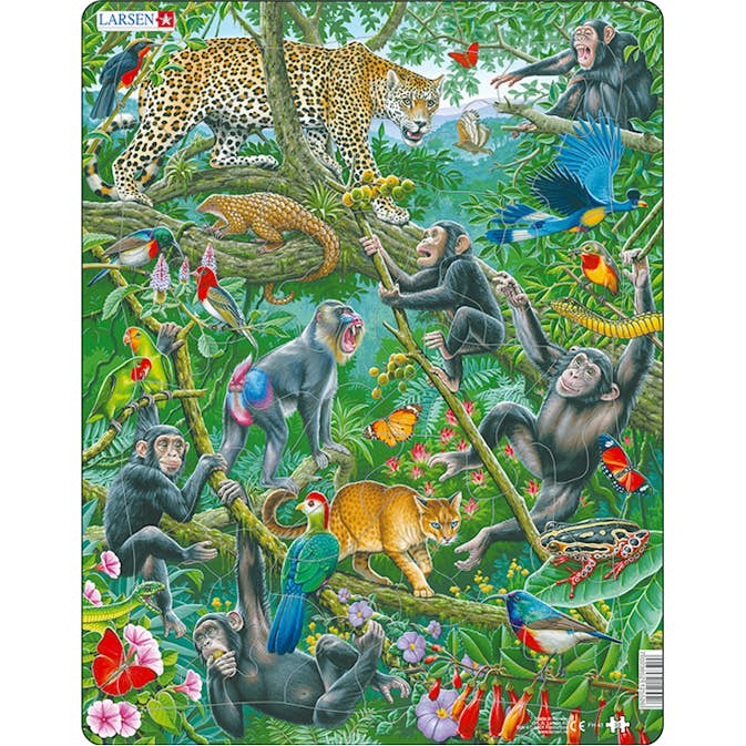 Pussel Larsen Rampussel Djungel 32 Bitar