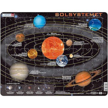 Pussel Larsen Solsystemet 70 Bitar
