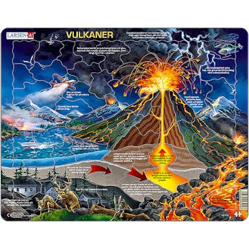 Pussel Larsen Vulkan 70 Bitar