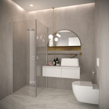 Duschhörn Hietakari Forma 372 Vändbara Dörrar