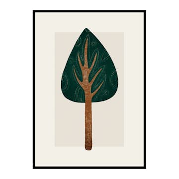 Poster Gallerix Abstract Tree No1