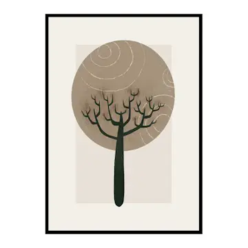 Poster Gallerix Abstract Tree No3