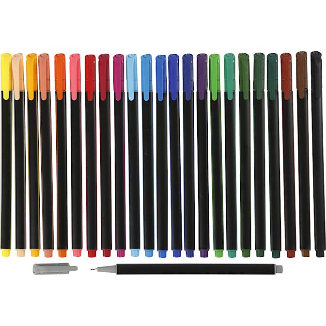 Tusch Creativ Company Colortime Fineliner 12 St/1 Förp