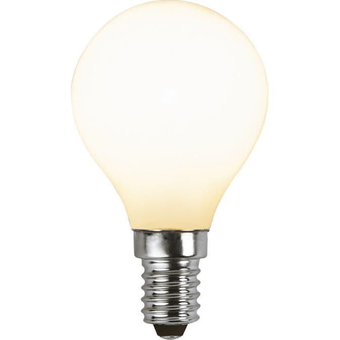 LED-lampa Star Trading Filament E14 P45 Opal 6W