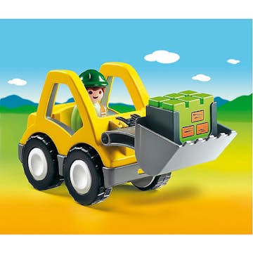 Hjullastare Playmobil 1-2-3