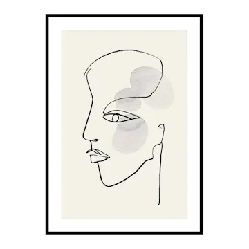 Poster Gallerix Surreal Face