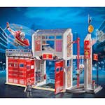 Brandstation Playmobil Med Larm