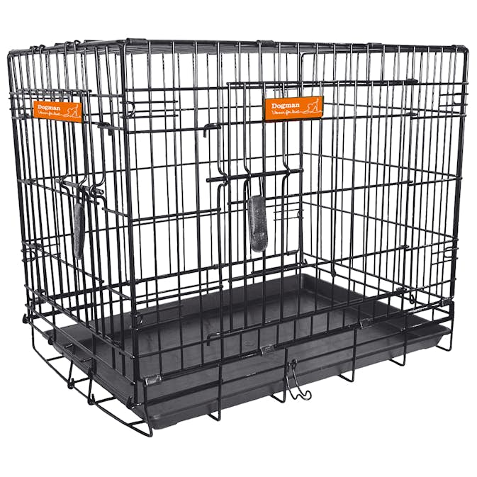 Hundbur Dogman Stål Standard Svart